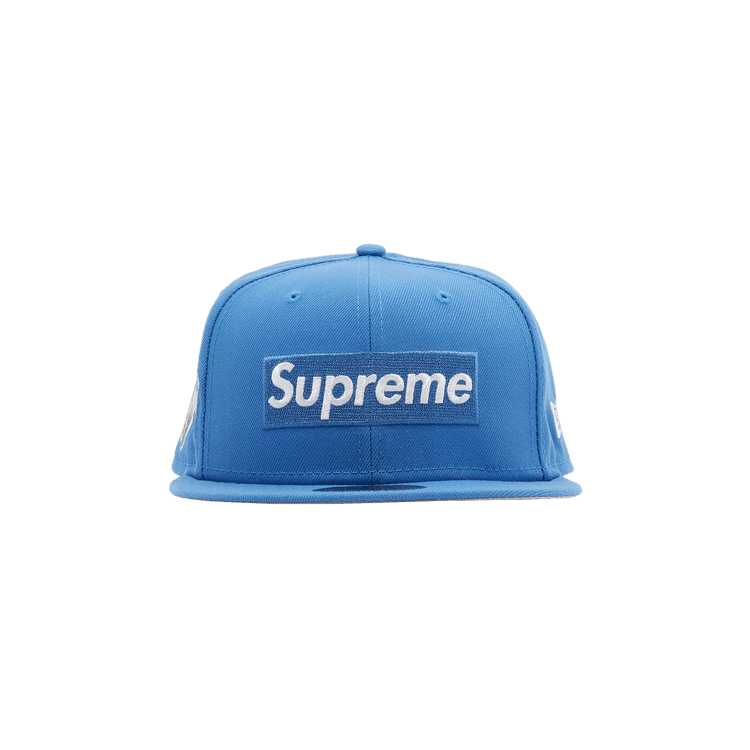 Supreme Money Box Logo New Era 'Light Blue'