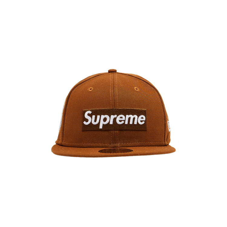Supreme Money Box Logo New Era 'Brown'