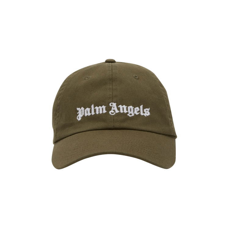 Palm Angels Classic Logo Cap 'Green/White'