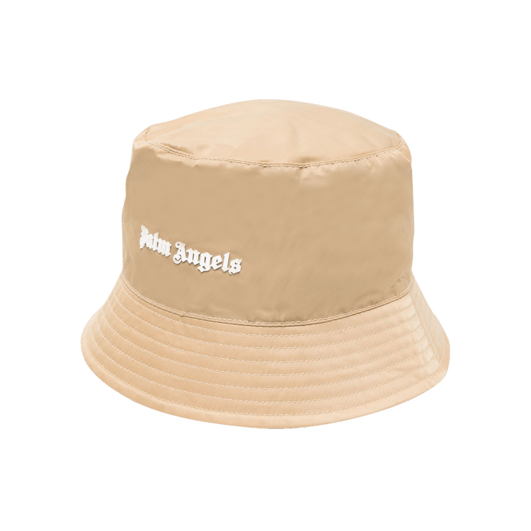 Palm Angels Classic Logo Bucket Hat 'Sand/White'