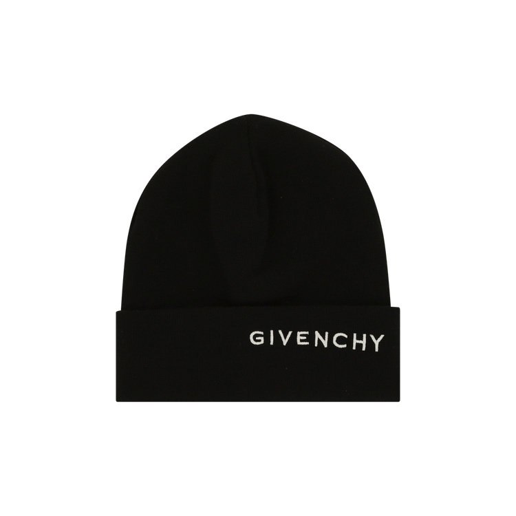 Givenchy Embroidered Logo Wool Beanie 'Black'
