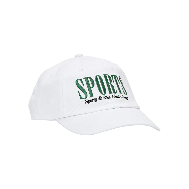 Sporty & Rich Sports Hat 'White/Green'