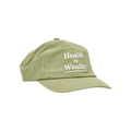 Sporty & Rich Health Is Wealth Hat 'Sea Green/White'