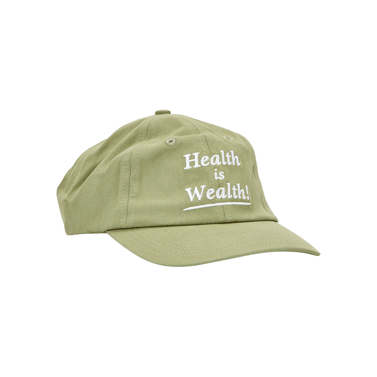 Sporty & Rich Health Is Wealth Hat 'Sea Green/White'