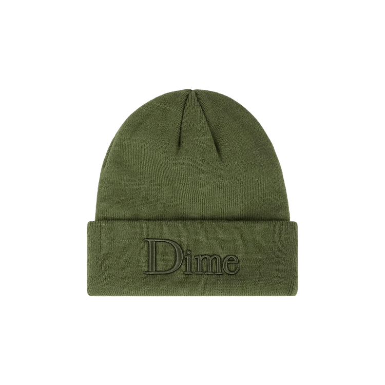 Dime Classic 3D Beanie 'Olive Green'