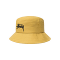 Stussy Big Stock Bucket Hat 'Mustard'