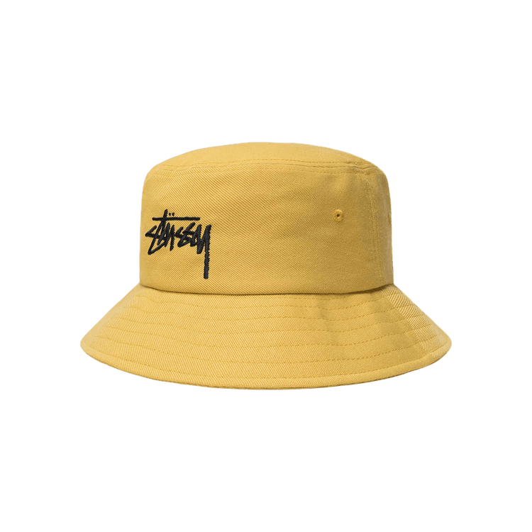 Stussy Big Stock Bucket Hat 'Mustard'