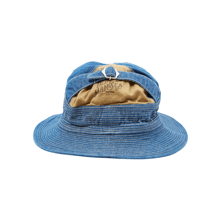 Kapital 11.5oz Denim The Old Man And The Sea Cap 'Midtone'