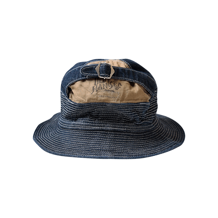 Kapital 11.5oz Denim The Old Man And The Sea Cap 'Dark'