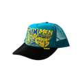 Kapital Denim Men Love Cats Trucker Cap 'Blue/Black'