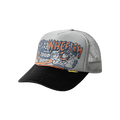 Kapital Free Wheelin' Trucker Cap 'Grey/Black'