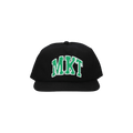 Market Arc 5 Panel Hat 'Black'