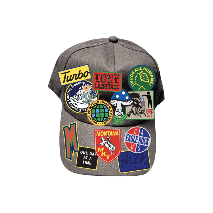 Market Patch 6 Panel Hat 'Black'