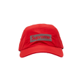 Supreme Reflective Jacquard Logo Camp Cap 'Red'