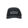 Supreme Reflective Jacquard Logo Camp Cap 'Black'