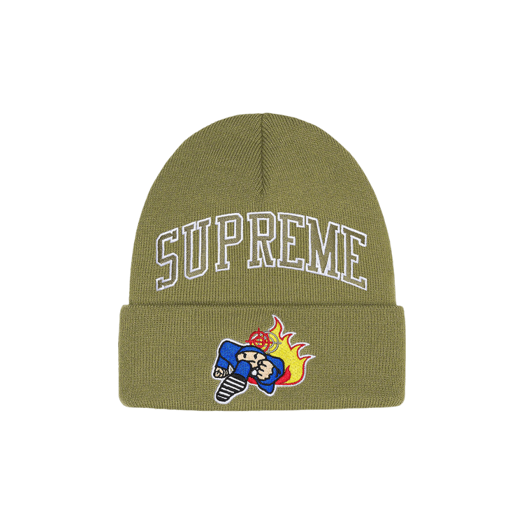 Supreme x Duck Down Records Beanie 'Light Olive'
