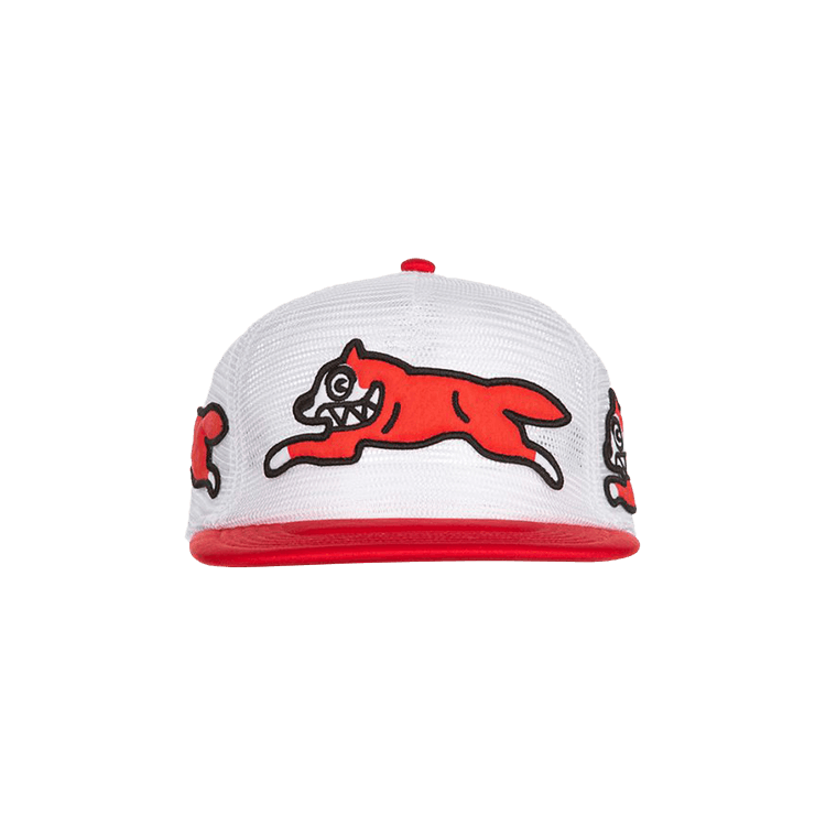 Icecream Mesh Trucker Hat 'Red'