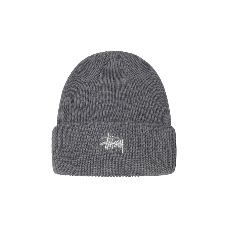 Stussy Basic Cuff Beanie 'Grey'