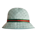 Gucci x Palace GG-P Canvas Fedora With Web And Logo Detail 'Pale Blue'