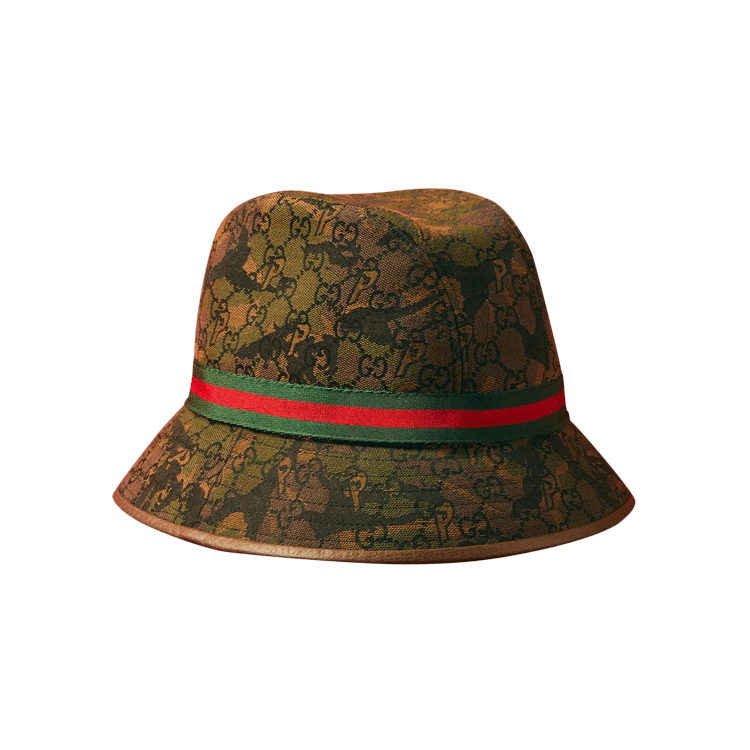 Gucci x Palace GG-P Canvas Fedora With Web And Logo Detail 'Camouflage'