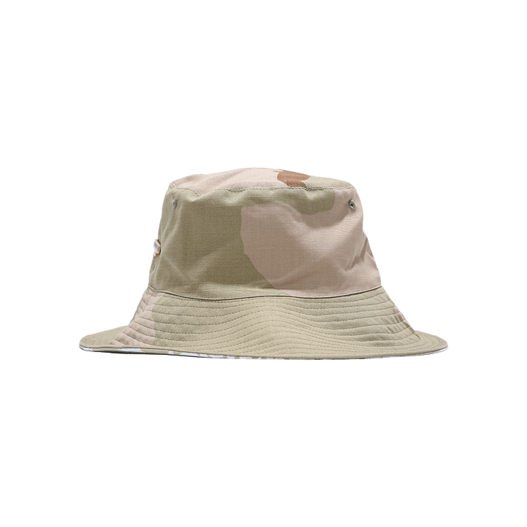 Marine Serre Desert Damask Reversible Bucket Hat 'Beige'