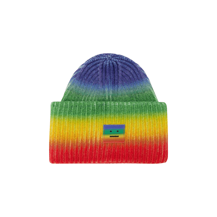 Acne Studios Face Patch Knit Beanie 'Multicolor'