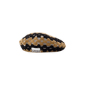 GANNI Crochet Wool Beret Hat 'Brown'