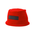 JW Anderson Synthetic Leather Bucket Hat 'Red'