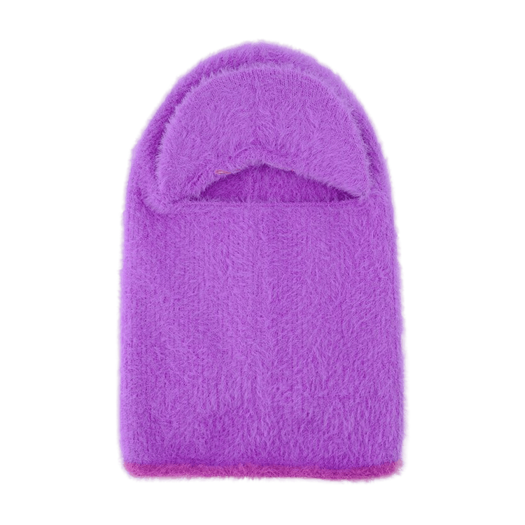 Jacquemus Casquette La Cagoule Fluffy Balaclava 'Purple'