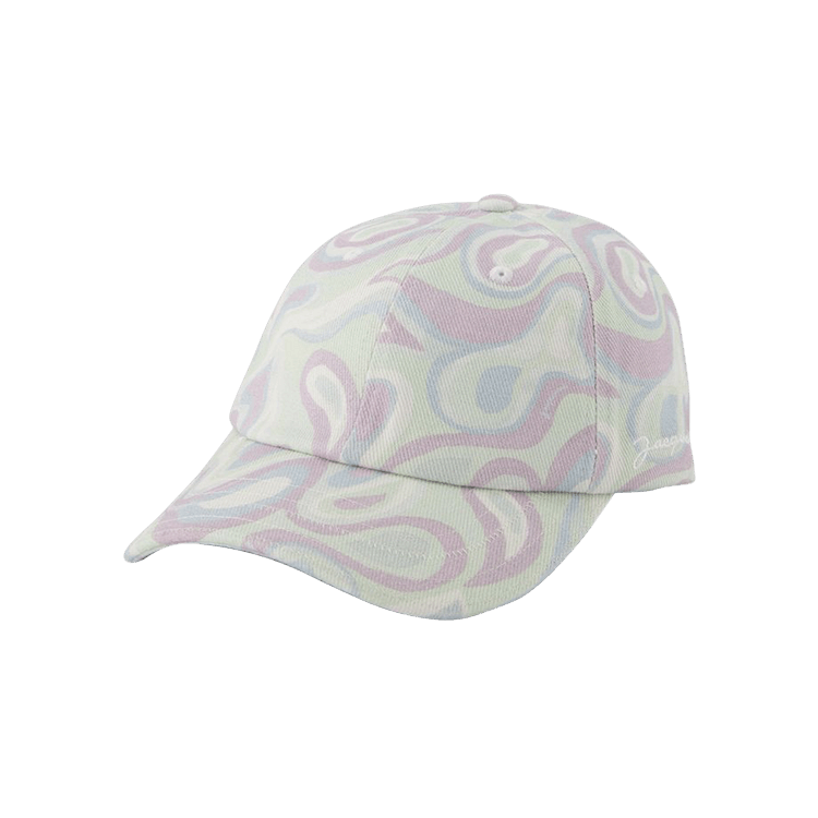Jacquemus La Casquette Faded Flower Baseball Cap 'Faded Paisley'