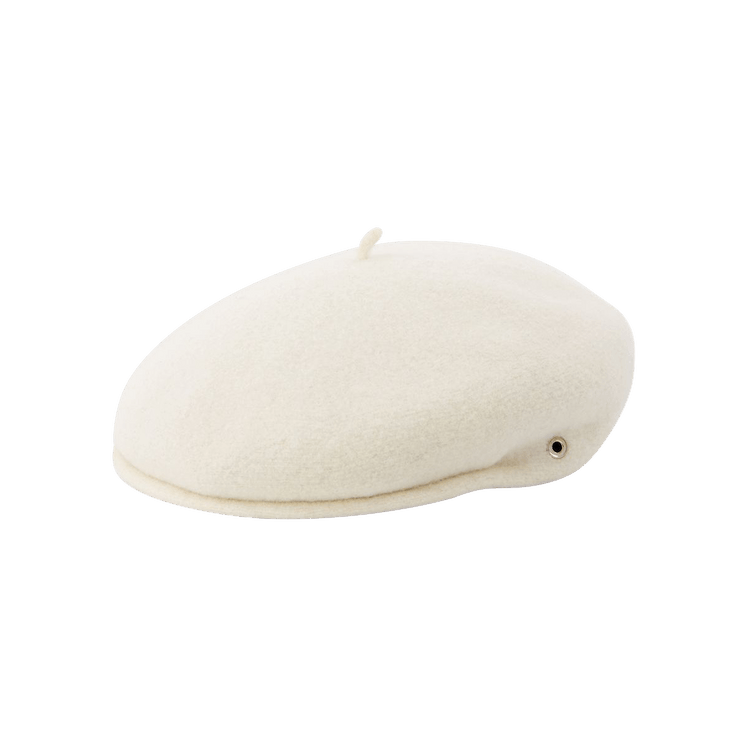 Marine Serre Embroidered French Beret 'Beige'