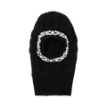 Simone Rocha Black Beaded Balaclava 'Multicolor'