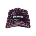 Supreme Woven Pattern Camp Cap 'Purple'
