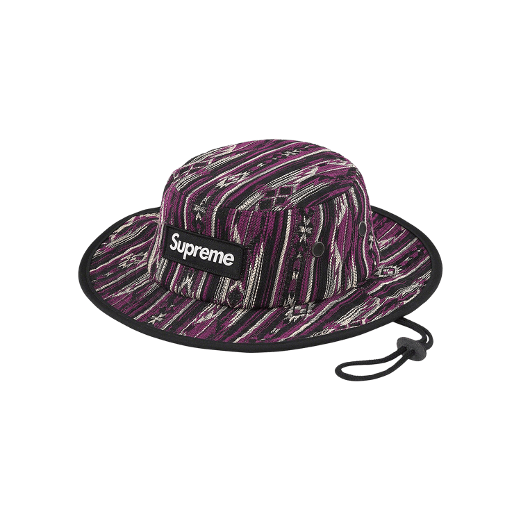 Supreme Woven Pattern Boonie 'Purple'