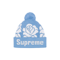 Supreme Rose Beanie 'Light Blue'