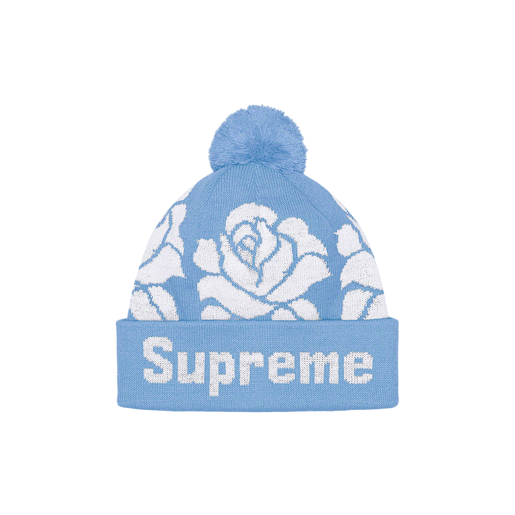 Supreme Rose Beanie 'Light Blue'