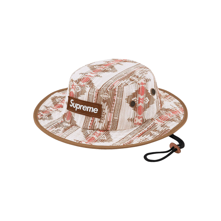Supreme Woven Pattern Boonie 'Tan'
