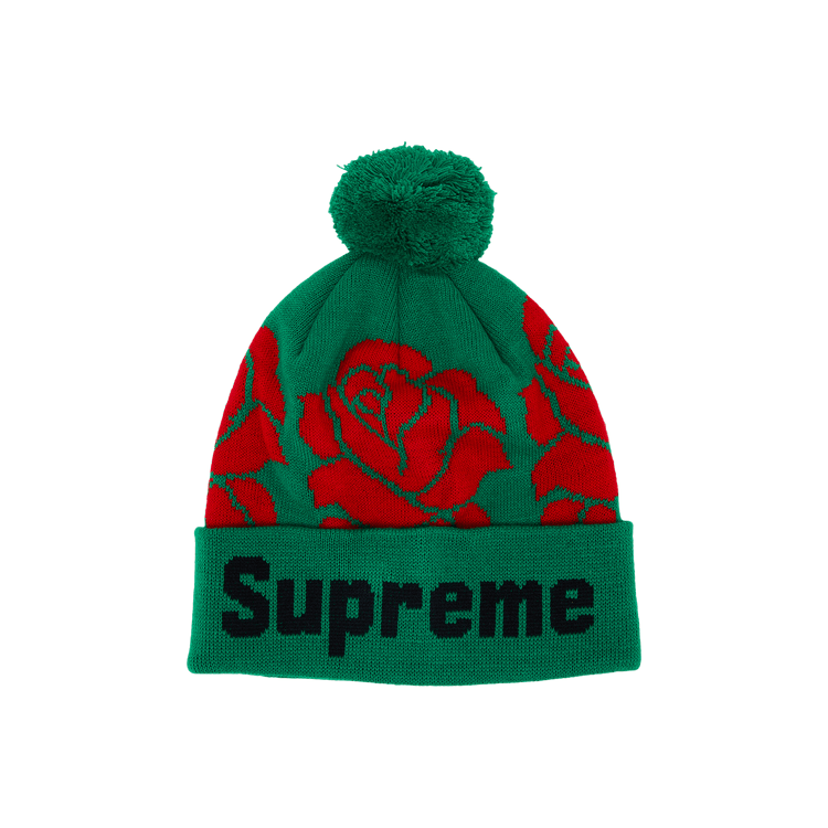 Supreme Rose Beanie 'Green'