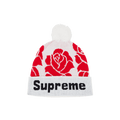 Supreme Rose Beanie 'White'