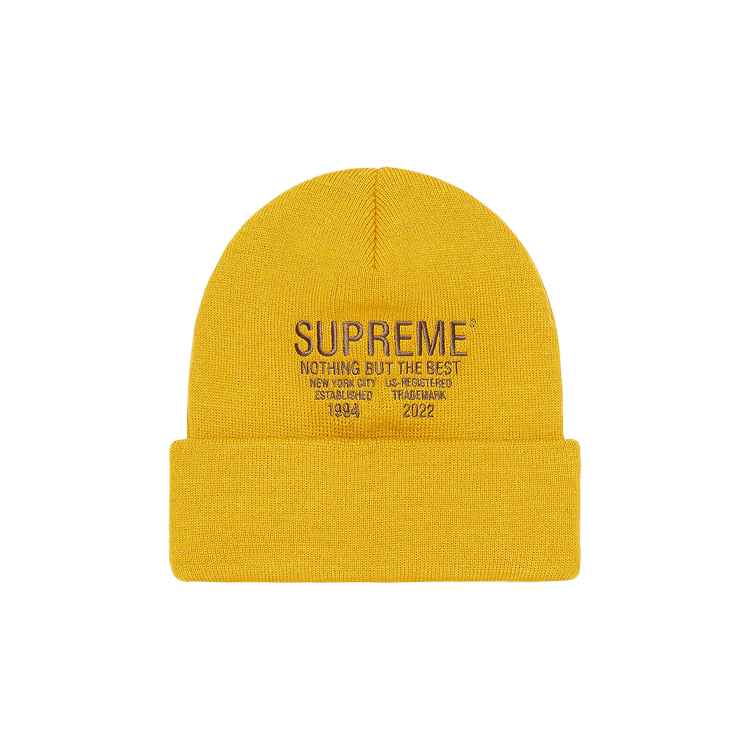 Supreme Nothing But Beanie 'Mustard'