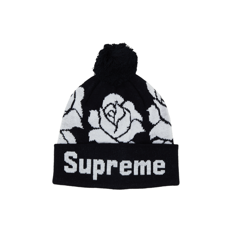 Supreme Rose Beanie 'Black'