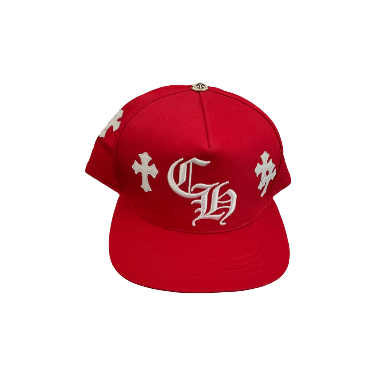 Chrome Hearts Cross Patch Snapback 'Red'