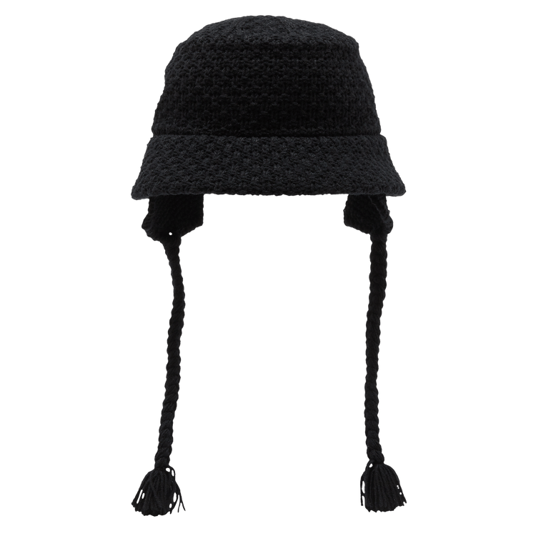 Y's Wool Knit Bucket Hat 'Black'