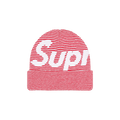 Supreme Big Logo Beanie 'Red Stripe'