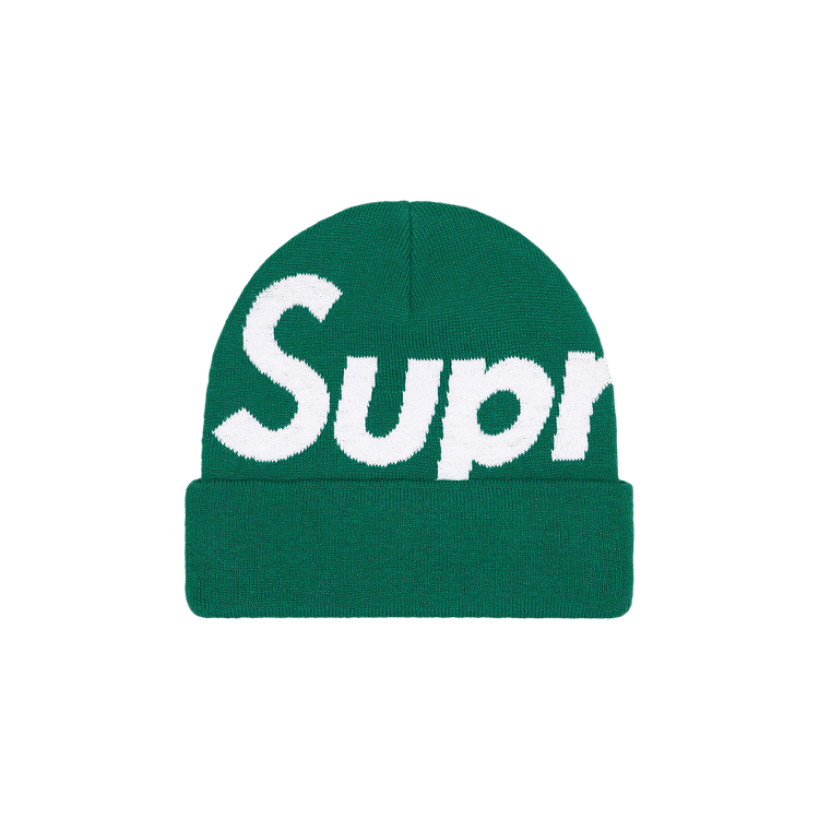 Supreme Big Logo Beanie 'Dark Green'