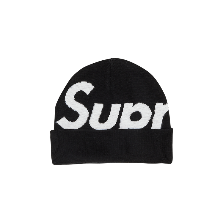 Supreme Big Logo Beanie 'Black'