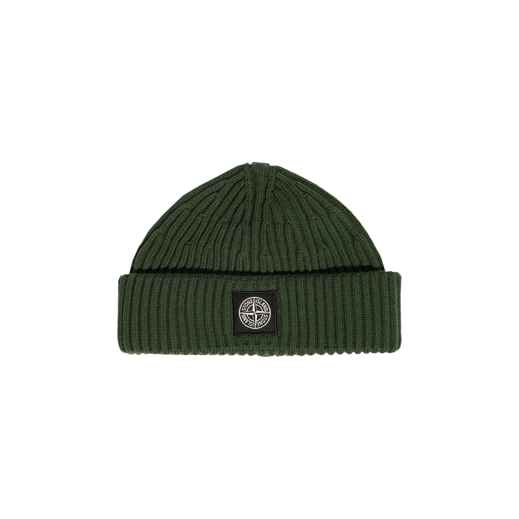Stone Island Patch Logo Beanie 'Olive'