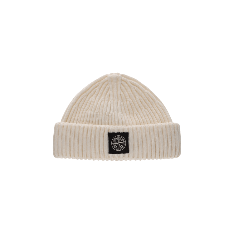Stone Island Patch Logo Beanie 'Natural'