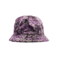 Needles Uneven Printed Faux Fur Bermuda Hat 'Purple/Green'
