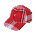 BAPE Check Gift Ape Head Cap 'Red'